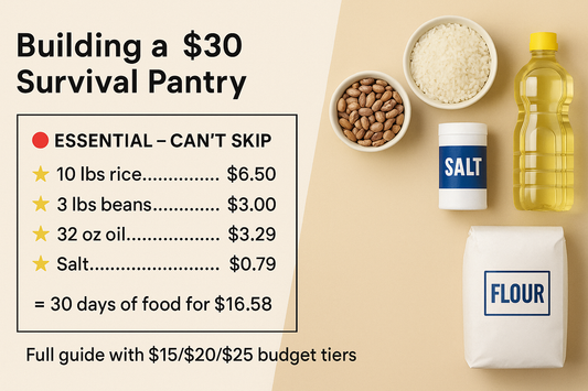 Building a $30 Survival Pantry: What I Learned From Food Insecurity
